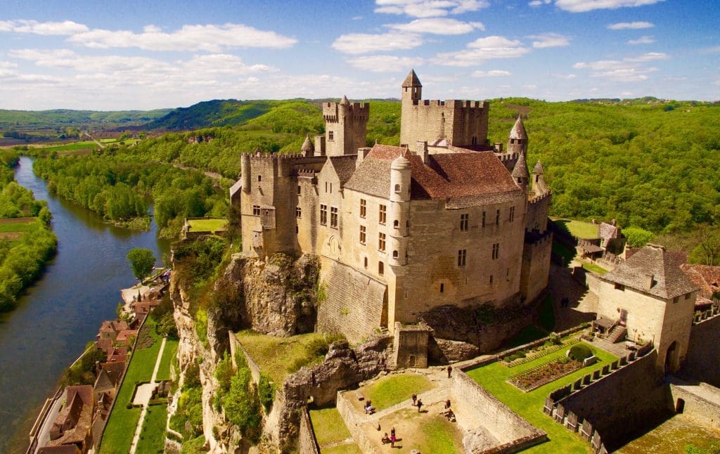 the medieval village of Beynac-et-Cazenac overlooking the Dordogne River